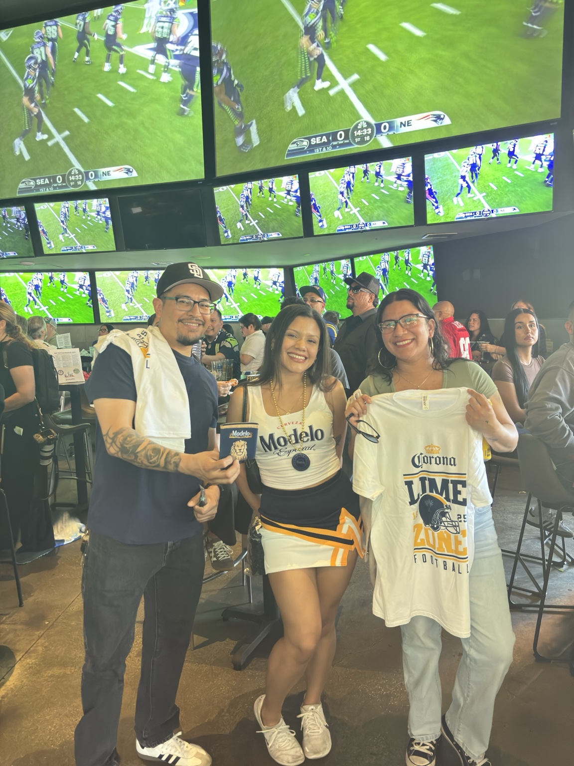 Modelo and Corona sports bar promotion